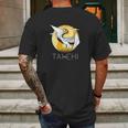 Tai Chi Yin Yang Crane Chinese Art Mens Back Print T-shirt Gifts for Men