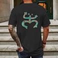 Taino Boricua Gift Puerto Rico Coqui Taino Mens Back Print T-shirt Gifts for Men