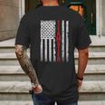 Teamster Proud American Flag Mens Back Print T-shirt Gifts for Men