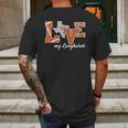 Texas Longhorns Love My Longhorns Mens Back Print T-shirt Gifts for Men