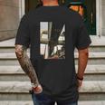 Thailand Surreal City Design By Martin Hurley Mens Back Print T-shirt Gifts for Men