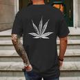 Thc Pot Leaf Ink Stamp Cannabis Medical Marijuana Meaningful Gift Graphic Design Printed Casual Daily Basic Mens Back Print T-shirt Gifts for Men