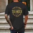 Time Is A Drug Too Much Of It Kills You Mens Back Print T-shirt Gifts for Men