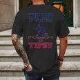 Tip Me If You Are Tipsy Bartender Mens Back Print T-shirt Gifts for Men