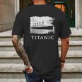 Titanic Vintage Cruise Ship Rms Titanic 1912 Gift Mens Back Print T-shirt Gifts for Men