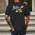 Tom N Jerry Mens Back Print T-shirt Gifts for Men