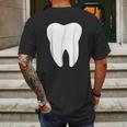 Tooth Logo Mens Back Print T-shirt Gifts for Men