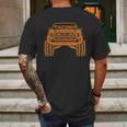 Toyota Tacoma T-Shirt Mens Back Print T-shirt Gifts for Men