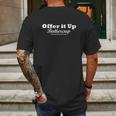 Traditional Catholic Offer It Up Buttercup Mens Back Print T-shirt Gifts for Men