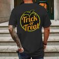 Trick Or Treat Bat Logo Mens Back Print T-shirt Gifts for Men