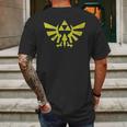 Triforce Vintage Ringer Mens Back Print T-shirt Gifts for Men