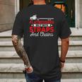 Trucking Flatbedders Do It With Straps And Chains Mens Back Print T-shirt Gifts for Men