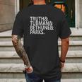 Truth Tubman Bethune Parks Mens Back Print T-shirt Gifts for Men