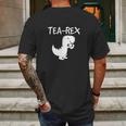 Tyrannosaurus Rex Tea Dino Man Woman Party Funny Design Mens Back Print T-shirt Gifts for Men