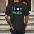 Mens Uber Eats Cool Mens Back Print T-shirt Gifts for Men