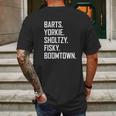 Ugp Campus Apparel Barts Yorkie Sholtzy Fisky Boomtown Funny Hockey Mens Back Print T-shirt Gifts for Men