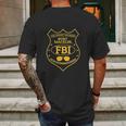 Ugp Campus Apparel Burt Macklin Fbi Funny Parody Mens Back Print T-shirt Gifts for Men