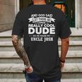 Uncle Josh Really Cool Dude Funny Niece Nephew Gift Mens Back Print T-shirt Gifts for Men