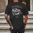 Never Underestimate An Old Man Jeep S Mens Back Print T-shirt Gifts for Men