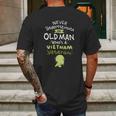 Never Underestimate An Old Whos A Vietnam Veteran Gift Graphic Design Printed Casual Daily Basic Mens Back Print T-shirt Gifts for Men