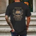 Union Teamster Funny Mens Back Print T-shirt Gifts for Men