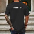 Mens Unisex Virus Funny Essential Employee Mens Back Print T-shirt Gifts for Men