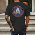 United Federation Of Planets Mens Back Print T-shirt Gifts for Men