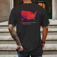 United States Of America Dumbfuckistan Mens Back Print T-shirt Gifts for Men