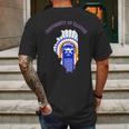 Univercity Of I Illinois Chief Mens Back Print T-shirt Gifts for Men