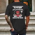 University Of The Incarnate Word Uiw Educated Queen Proud Of My Roots Mens Back Print T-shirt Gifts for Men