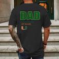 University Of Miami Proud Dad Parents Day 2020 Mens Back Print T-shirt Gifts for Men