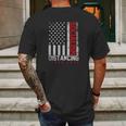 Usa Flag Socialism Distancing Since 1776 Mens Back Print T-shirt Gifts for Men