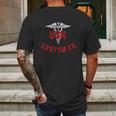 Usn Corpsman Mens Back Print T-shirt Gifts for Men