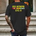 Uss Intrepid Cvs-11 Vietnam Veteran Memorial Day Mens Back Print T-shirt Gifts for Men