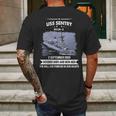 Uss Sentry Mcm3 Mens Back Print T-shirt Gifts for Men