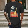 Ussr Vintage Communist Ussr Space Mens Back Print T-shirt Gifts for Men