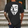 V Per Vendetta Face Film Horror Cinema Tv T-Shirt Mens Back Print T-shirt Gifts for Men