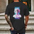 Vaporwave Medusa Statue Aesthetic Art Glitch Japanese Otaku Mens Back Print T-shirt Gifts for Men