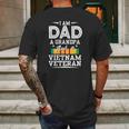 Veterans Day Grandpa Dad Vietnam Veteran Fathers Day Gift Mens Back Print T-shirt Gifts for Men