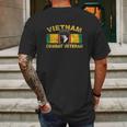 Vietnam Combat Veteran Mens Back Print T-shirt Gifts for Men