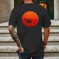 Vietnam Helicopter Sunset Mens Back Print T-shirt Gifts for Men