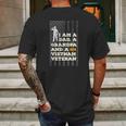 Vietnam Veteran For Grandpa Mens Back Print T-shirt Gifts for Men