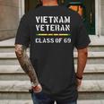 Vietnam Veteran Vet Ribbon Class Of 1969 69 Mens Back Print T-shirt Gifts for Men