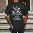 Viking Warrior - The Vikings Prayer Mens Back Print T-shirt Gifts for Men