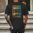 Vintage 1966 55 Years Old Made In October 1966 55Th Bday Mens Back Print T-shirt Gifts for Men