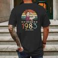 Vintage 1983 Limited Edition 1983 39Th Birthday 39 Years Old Mens Back Print T-shirt Gifts for Men