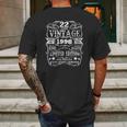 Vintage 1998 Best Cool 22 Years Old 22Nd Birthday Gift Mens Back Print T-shirt Gifts for Men