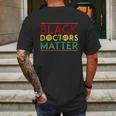 Vintage African Black Medical Doctors Med School Medicine Mens Back Print T-shirt Gifts for Men