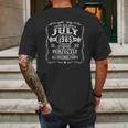 Vintage Born In July 1985 36Th Birthday 36 Years Old Gift Mens Back Print T-shirt Gifts for Men