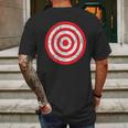 Vintage Bullseye Target Bulls Eye Gift Joke Mens Back Print T-shirt Gifts for Men